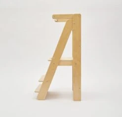 Juliard.Club - Opvouwbare Leertoren - Leertoren Keukenhulp - Leertoren Montessori - Opstapje - Kindertrap Opklapbaar - Leertoren Peuters - Leer Toren Kleur -vernis -Pasgeborenen En Jonge Kinderen 1200x1153 15