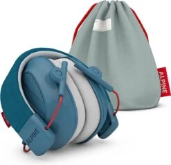 Alpine Muffy Kids Kinder Oorkap - Premium Gehoorbescherming Voor Kinderen Tot 16 Jaar - Verstelbare Oorbescherming Met Draagtas - 25 DB SNR - Blauw -Pasgeborenen En Jonge Kinderen 1200x1155 14