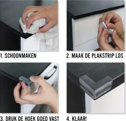 Merkloos Hoekbeschermers 12 Stuks Tafel Hoekbeschermer Baby - Transparant L Vorm -Pasgeborenen En Jonge Kinderen 1200x1155 26