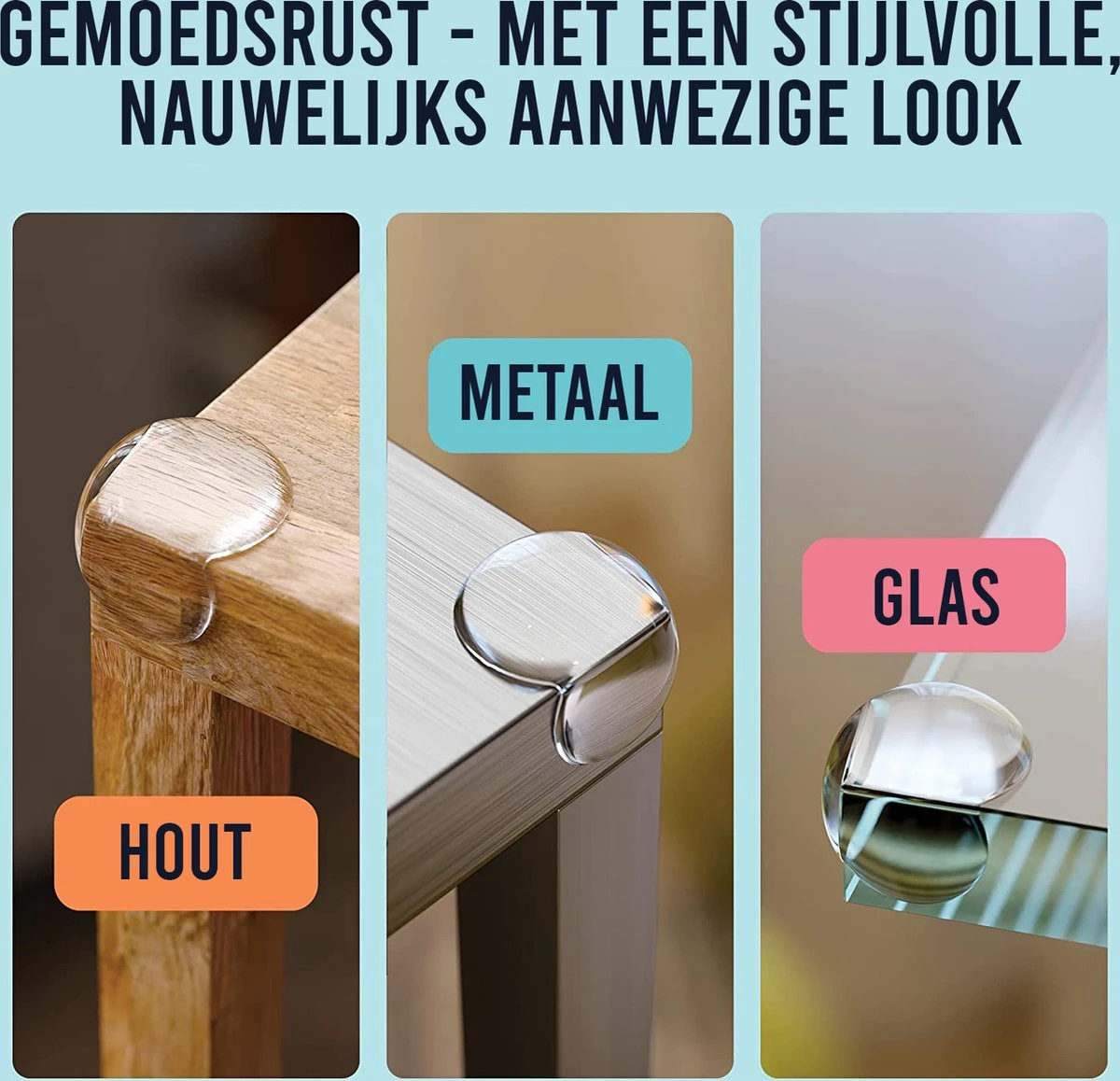 Merkloos Hoekbeschermers 12 Stuks Tafel Hoekbeschermer Baby - Transparant Ronde Vorm 2 Merkloos Hoekbeschermers 12 Stuks Tafel Hoekbeschermer Baby - Transparant Ronde Vorm - Afbeelding 2