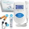 Pro Bellia® Professionele Doppler Incl. Ultrasound Gel & Batterijen & Oordopjes - Baby Hartje Monitor - Zwangerschapscadeau - Babyshower