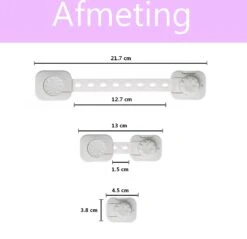 Kinderslot Kastjes - Zelfklevend Kinderslot - Dubbel Op Slot - Kinderslot Op Maat - Baby Veiligheid - 6 Stuks - Wit -Pasgeborenen En Jonge Kinderen 1200x1161 10