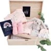 Kraam Cadeau Baby Box - Pas Geboren Baby - Baby Shower Meisje - Baby Geschenk - Geboorte Cadeau Voor Meisje - 10 In 1 Cadeau