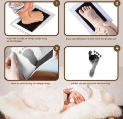 Baby Handafdruk - Baby Voetafdruk - Set - Baby Art - Kraamcadeau -Babyshower Cadeau – Inktafdruk – Inclusief Beschrijving Nederlands/Engels 20 Baby Handafdruk - Baby Voetafdruk - Set - Baby Art - Kraamcadeau -Babyshower Cadeau – Inktafdruk – Inclusief Beschrijving Nederlands/Engels -Pasgeborenen En Jonge Kinderen 1200x1167 7
