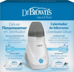 Dr. Brown's Deluxe Flessenwarmer En Sterilisator -Pasgeborenen En Jonge Kinderen 1200x1171 2