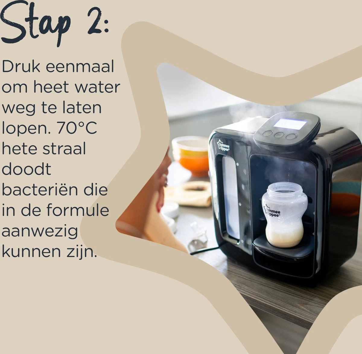 Tommee Tippee Perfect Prep Day & Night - Automtische Flessenbereider - Digitaal Display - Instelbaar Volume - Zwarta 9 Tommee Tippee Perfect Prep Day & Night - Automtische Flessenbereider - Digitaal Display - Instelbaar Volume - Zwarta - Afbeelding 9