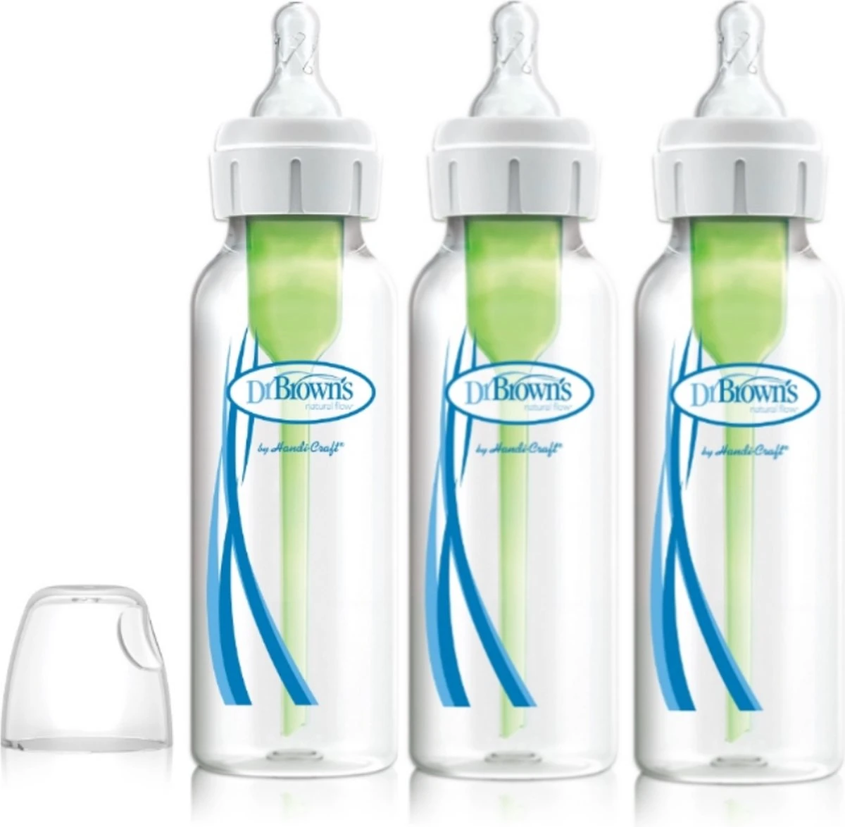 Dr. Brown's Options+ Anti-colic Standaardfles - 250 Ml - 3 Stuks 1 Dr. Brown's Options+ Anti-colic Standaardfles - 250 Ml - 3 Stuks