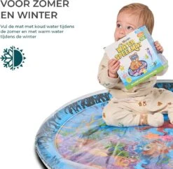 Pukla® XXL Waterspeelmat Voor Baby - Watermat - Speelmat - Kraamcadeau - Baby Geschenkset - Tummy Time -Pasgeborenen En Jonge Kinderen 1200x1174 6