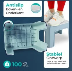 Opstapje Blauw Wit 21cm Krukje Kinderen Krukje Opstapkrukje Keuken Krukje Badkamer Toilet Opstapje Kind Opstapjes Volwassenen Opstapje Keuken Trapje Om Op Te Zitten -Pasgeborenen En Jonge Kinderen 1200x1174 9