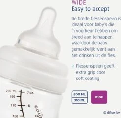 Difrax - S-Fles Natural - Babyfles Bruin- 0+ Maanden - 170ml -Pasgeborenen En Jonge Kinderen 1200x1175