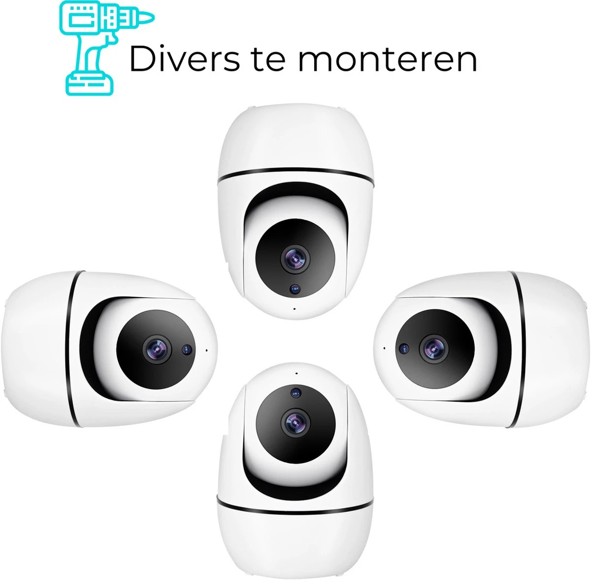 BroadAppliance Babyfoon Met Camera En App - GRATIS 32GB SD KAART Voor Playback Functie - Automatisch Volgen Functie - Bewegings- En Geluidsdetectie - Nachtvisie - Wifi 2,4 GHz - Notificaties - Multifunctioneel - Full HD 7 BroadAppliance Babyfoon Met Camera En App - GRATIS 32GB SD KAART Voor Playback Functie - Automatisch Volgen Functie - Bewegings- En Geluidsdetectie - Nachtvisie - Wifi 2,4 GHz - Notificaties - Multifunctioneel - Full HD - Afbeelding 7