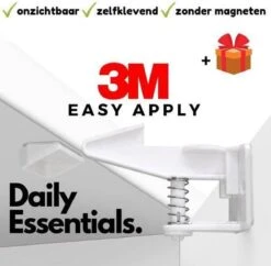 Kinderslot Kastjes Onzichtbaar - 12 Stuks - Veiligheidshaakjes - Kastbeveiliging Baby - Kinderbeveiliging - Kastslot Baby- Keukenkast Beveiliging - Lade Beveiliging -Pasgeborenen En Jonge Kinderen 1200x1178 12