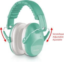 Luvion Gehoorbeschermers - Premium Gehoorbescherming Voor Kinderen - Baby, Peuter En Kind – Misty Mint -Pasgeborenen En Jonge Kinderen 1200x1178 5