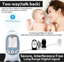 VB601 Babyfoon Baby Monitor Met Camera - Wit JK3 -Pasgeborenen En Jonge Kinderen 1200x1178 6