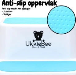 UkkieBoo Opstapje - Max 100kg - Blauw - Antislip Krukje - Wc Krukje - Kinder Opstapjes - Wc Trainer - Wc Kinderhulp - Toilet Trainer - Eerste Opstapje - Opstapje - Kruk - Opstapkrukje - Baby Opstapje - Veilig - Keuken Opstapje - Trapje -Pasgeborenen En Jonge Kinderen 1200x1180 11