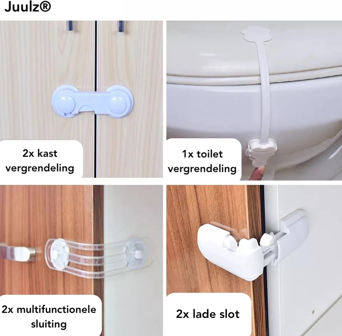 Deurklink Vergrendeling | Kastbeveiliging Voor Kinderen | Baby Veiligheidsset | Baby Beveiliging | Alles In 1 Set | Kinderen | Voordeelverpakking | Veiligheid | Baby Safety | Meubelbeschermers Kinderen | Kinderveiligheid | Kindersloten 5 Deurklink Vergrendeling | Kastbeveiliging Voor Kinderen | Baby Veiligheidsset | Baby Beveiliging | Alles In 1 Set | Kinderen | Voordeelverpakking | Veiligheid | Baby Safety | Meubelbeschermers Kinderen | Kinderveiligheid | Kindersloten - Afbeelding 5