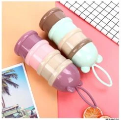 Melkpoeder Doseerdoosjes · PAARS · Melkpoeder Bewaarbakjes · Melkpoeder Toren · BPA FREE -Pasgeborenen En Jonge Kinderen 1200x1181