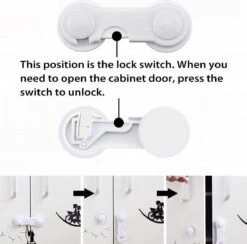 Merkloos 2 Deur Ladeslot Voor Kast, Koelkast - Kinderslot - Baby Safety – Lock – Babylock - Veiligheidshaakje – Babyslot - Deuren - Baby - Peuter – Safty-Kinderbeveiliging - Kastenvergrendeling - Kastdeur Grendel – Kastbeveiliging Kleur: Wit 11 Merkloos 2 Deur Ladeslot Voor Kast, Koelkast - Kinderslot - Baby Safety – Lock – Babylock - Veiligheidshaakje – Babyslot - Deuren - Baby - Peuter – Safty-Kinderbeveiliging - Kastenvergrendeling - Kastdeur Grendel – Kastbeveiliging Kleur: Wit -Pasgeborenen En Jonge Kinderen 1200x1184 14