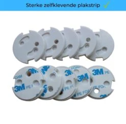 Merkloos Stopcontact Beveiliging België - Veiligheid Voor Baby's - Zelfklevende Stopcontactbeschermer Met Aarding - Stopcontact Bescherming Voor Belgische Stopcontacten - Maak Je Stopcontact Veilig Voor Baby's - 10 Stuks -Pasgeborenen En Jonge Kinderen 1200x1184 7