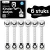 Zelfklevend Kinderslot Kastjes Voor Baby Veiligheid - 6 Stuks - Kinderbeveiliging Kasten & Lades - Kastsloten – Zwart Wit