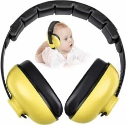 Baby Gehoorbescherming - Oorkap Voor Baby En Kleuter (0-3 Jaar) - Met Zachte Oorkussens - Geel