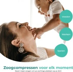 Nutrea – Wasbare Zoogcompressen – Herbruikbare Borstcompressen – 12 Stuks - ø12cm - Met Opbergzakje En Waszakje -Pasgeborenen En Jonge Kinderen 1200x1186 3