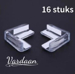 Hoekbeschermers - Transparant - Voor Kinderen, Peuters & Baby's - Optimale Veiligheid - Siliconen Tafelhoek Beschermers - Zelfklevende Buffers - 16 Stuks ( 2 X 8 Stuks)