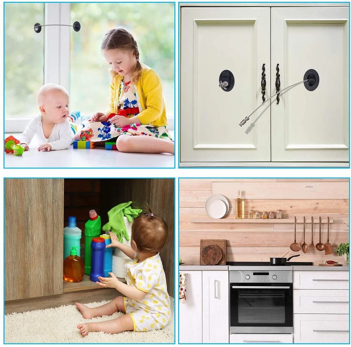 Merkloos M.W. Sloten-INCL 2x RESERVE 3M TAPE-Lade Slot-Kastenslot-Kinder Beveiliging-Deur Slot-Kinderslot Kastjes- Babyslot-Kinderslot 7 Merkloos M.W. Sloten-INCL 2x RESERVE 3M TAPE-Lade Slot-Kastenslot-Kinder Beveiliging-Deur Slot-Kinderslot Kastjes- Babyslot-Kinderslot - Afbeelding 7