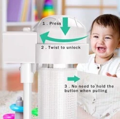 Oprolbaar Traphekje Zwart - Veiligheidshekje Voor Baby - Kinderhekje - Hondenhek - Traprek - Luxe Mesh - Simanti® -Pasgeborenen En Jonge Kinderen 1200x1188 7