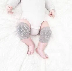 Baby Kniebeschermers - Knie Kruipen Beschermers - Grijs - 1 Paar - DisQounts
