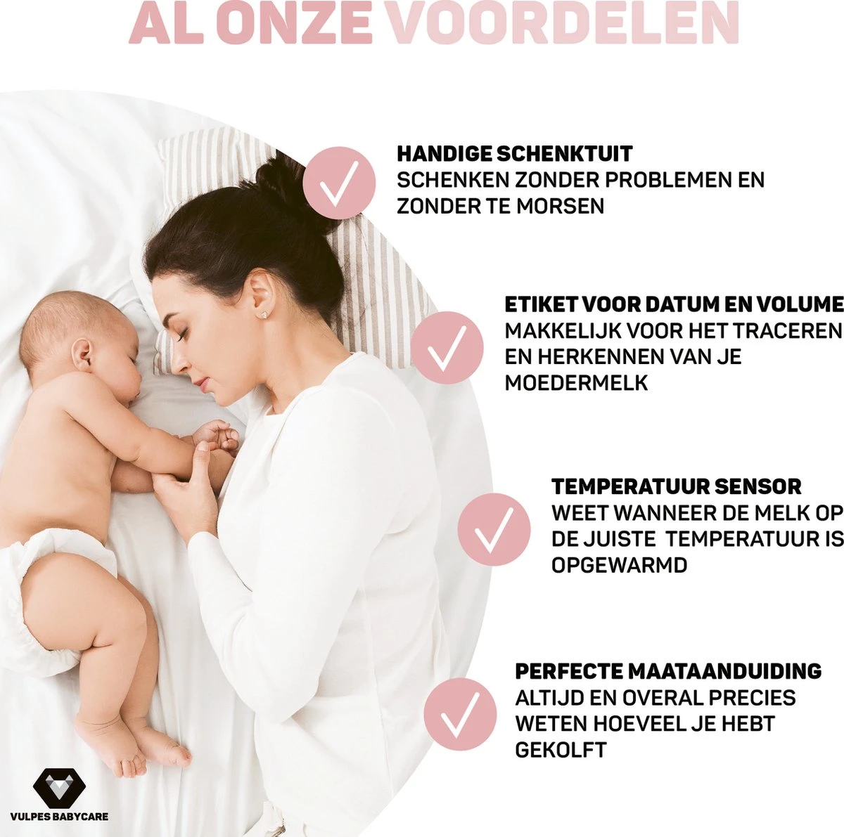 Vulpes BabyCare® Moedermelk Bewaarzakjes Met Schenktuit - Extra Groot - 250 Ml - 60 Stuks - Borstvoeding Bewaarzakje - Borstvoeding Zakjes - BPA Vrij - Incl. E-book 6 Vulpes BabyCare® Moedermelk Bewaarzakjes Met Schenktuit - Extra Groot - 250 Ml - 60 Stuks - Borstvoeding Bewaarzakje - Borstvoeding Zakjes - BPA Vrij - Incl. E-book - Afbeelding 6