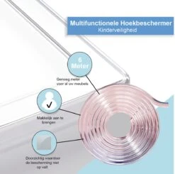 VoordeelShop Multifunctionele Hoekbeschermer Transparant - 6 Meter - Hoek/Rand Bescherming - Kinderbescherming - Kinder & Dieren Veiligheid 14 VoordeelShop Multifunctionele Hoekbeschermer Transparant - 6 Meter - Hoek/Rand Bescherming - Kinderbescherming - Kinder & Dieren Veiligheid -Pasgeborenen En Jonge Kinderen 1200x1192 15