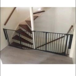 BabyDan Flex Traphekje 2 Deuren, 1x20cm + 1x33cm 205cm Zwart