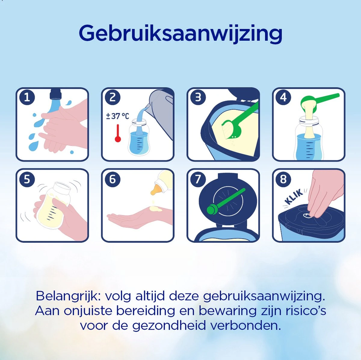 Nutrilon 1 Volledige Zuigelingenvoeding – Flesvoeding Vanaf De Geboorte – 800g 2 Nutrilon 1 Volledige Zuigelingenvoeding – Flesvoeding Vanaf De Geboorte – 800g - Afbeelding 2