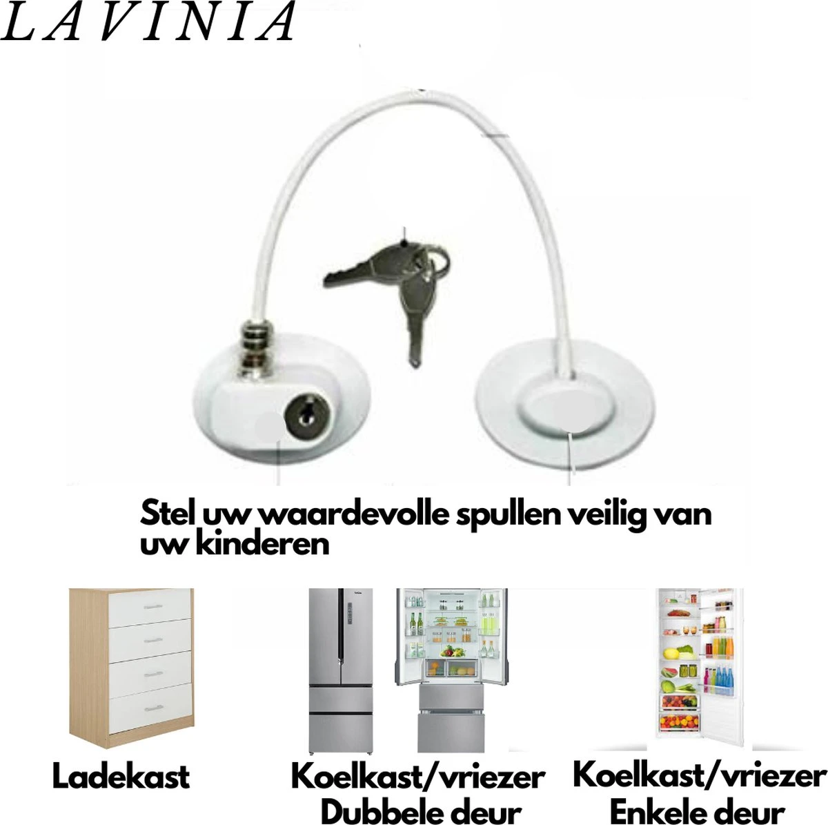 Lavinia Zelfklevende Hoge Kwaliteit Kinderslot - Kinderslot Koelkast - Kinderslot Lade - Zelfklevend Kinderslot - Ladebeveiliging Kinderen - Kastslot - Keukenkast - Wit - Kinderslot Kastjes - Kinderslot - Deurslot - Veiligheidshaakjes - 2 Sleutels 1 Lavinia Zelfklevende Hoge Kwaliteit Kinderslot - Kinderslot Koelkast - Kinderslot Lade - Zelfklevend Kinderslot - Ladebeveiliging Kinderen - Kastslot - Keukenkast - Wit - Kinderslot Kastjes - Kinderslot - Deurslot - Veiligheidshaakjes - 2 Sleutels