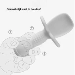 JU&MP Kinderbestek - Baby - 2 Baby Lepeltjes En Vorkjes - Baby Bestek - BPA-Vrij - Lichtblauw Beige -Pasgeborenen En Jonge Kinderen 1200x1195 57