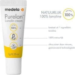 Medela Purelan Tepelzalf Lanoline Tepelcreme Snelle Verlichting Bij Pijnlijke Tepels - Tube 7gr -Pasgeborenen En Jonge Kinderen 1200x1196 14
