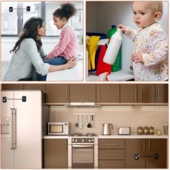 Merkloos M.W. Sloten-INCL 2x RESERVE 3M TAPE-Lade Slot-Kastenslot-Kinder Beveiliging-Deur Slot-Kinderslot Kastjes- Babyslot-Kinderslot 15 Merkloos M.W. Sloten-INCL 2x RESERVE 3M TAPE-Lade Slot-Kastenslot-Kinder Beveiliging-Deur Slot-Kinderslot Kastjes- Babyslot-Kinderslot -Pasgeborenen En Jonge Kinderen 1200x1196 28