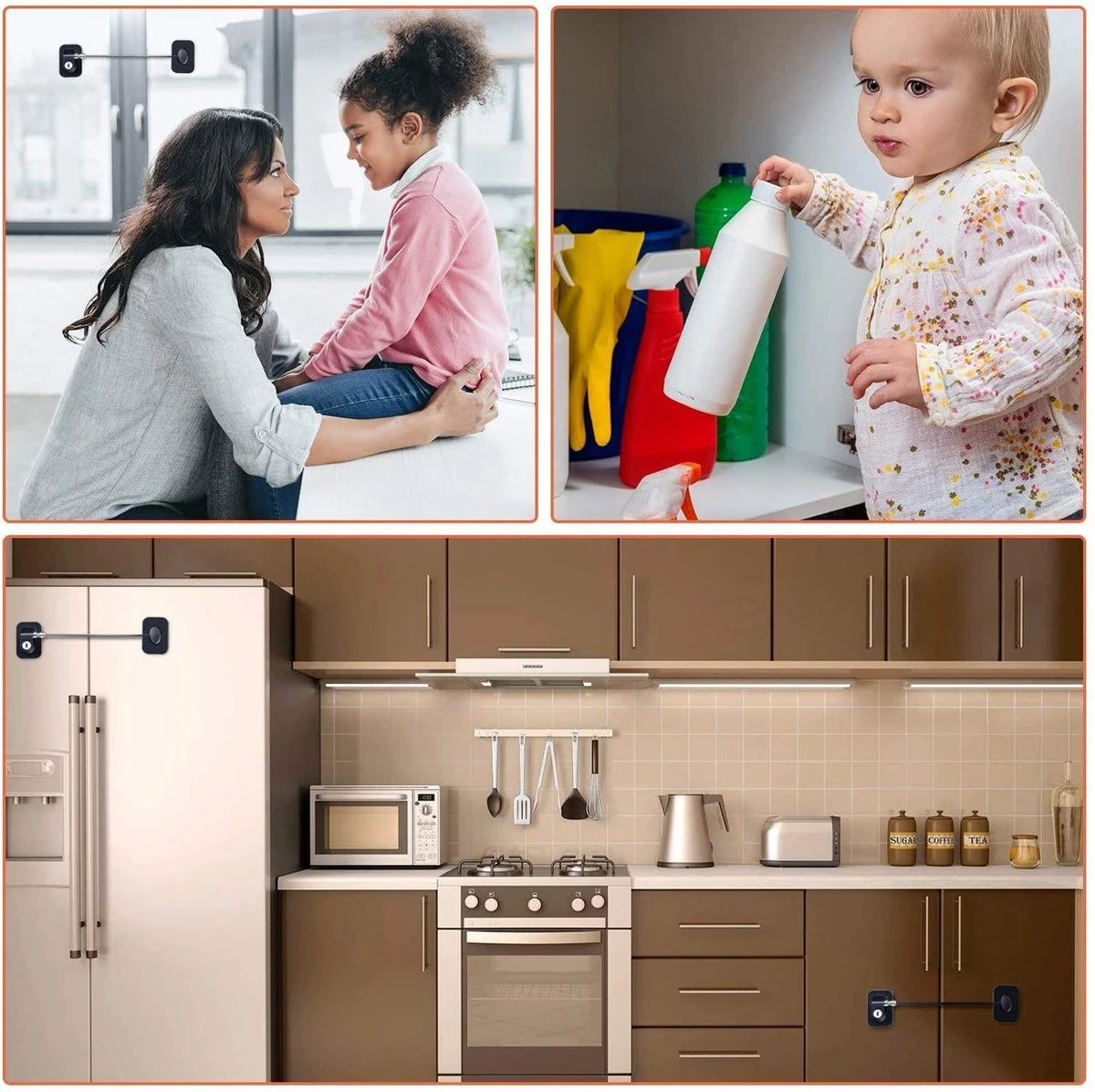 Merkloos M.W. Sloten-INCL 2x RESERVE 3M TAPE-Lade Slot-Kastenslot-Kinder Beveiliging-Deur Slot-Kinderslot Kastjes- Babyslot-Kinderslot 5 Merkloos M.W. Sloten-INCL 2x RESERVE 3M TAPE-Lade Slot-Kastenslot-Kinder Beveiliging-Deur Slot-Kinderslot Kastjes- Babyslot-Kinderslot - Afbeelding 5