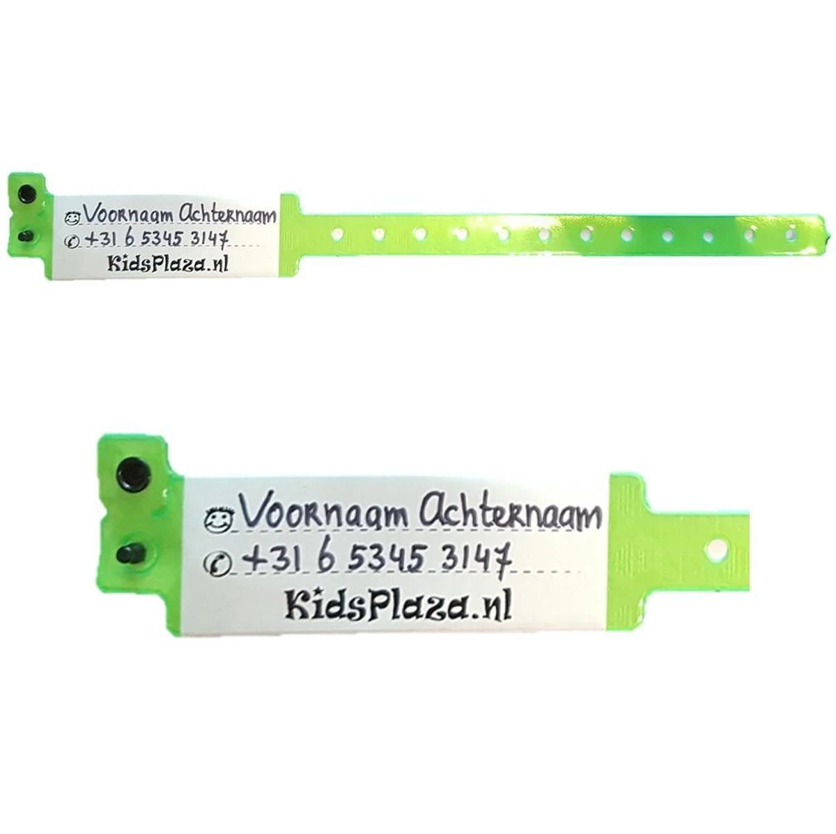 SOS Polsbandjes – Set Van 3 Naambandjes Met Kindveilige Sluiting - ID Bandjes – 06 Armbandjes – Infobandjes - KidsPlaza.nl Neon Lime 2 SOS Polsbandjes – Set Van 3 Naambandjes Met Kindveilige Sluiting - ID Bandjes – 06 Armbandjes – Infobandjes - KidsPlaza.nl Neon Lime - Afbeelding 2