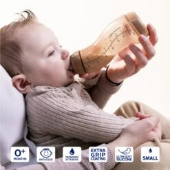 Difrax Babyfles 250 Ml Natural - Anti-Colic - Lichtbruin - 2 Stuks 12 Difrax Babyfles 250 Ml Natural - Anti-Colic - Lichtbruin - 2 Stuks -Pasgeborenen En Jonge Kinderen 1200x1198 16