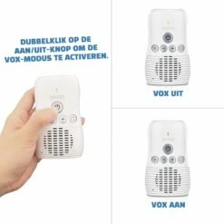 XOOZI A2 ECO - Babyfoon Met Nachtlampje - Eco Vox - Intercom Met 2-Weg Audio - FHSS - Portable Baby Monitor -Pasgeborenen En Jonge Kinderen 1200x1198 27