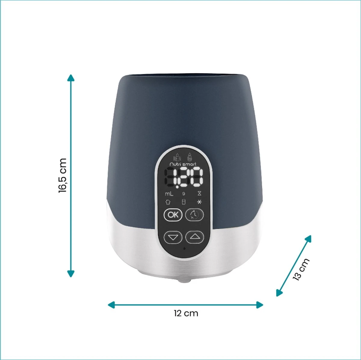 Babymoov Babyvoeding & Flessenverwarmer NutriSmart (Thuis & Auto) Blauw 3 Babymoov Babyvoeding & Flessenverwarmer NutriSmart (Thuis & Auto) Blauw - Afbeelding 3