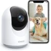 GNCC P1 Babyfoon Met Camera 1080P - Voor Baby's/Huisdieren/Veiligheid - Bidirectionele Audio - Wifi - Super IR Nachtzicht - Bewegingsdetectie - Sirene - Compatibel Met Alexa & Google Home - SD&Cloud Opslag