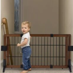Relaxdays Uitschuifbaar Traphekje - Veiligheidshekje Zonder Boren - Kinderhekje Trap -Pasgeborenen En Jonge Kinderen 1200x1199 7