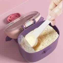 Melkpoeder Toren – Reisbox – Doseerdoosje – Bewaardoos – Dispenser - Paarse Snuiter -Pasgeborenen En Jonge Kinderen 1200x1200 103