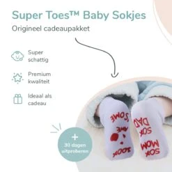 Baby Sokjes Kraamcadeau Voor Jongen & Meisje 4 Stuks - Origineel Babyshower Cadeau – Kraammand - Geboorte Kraampakket -Pasgeborenen En Jonge Kinderen 1200x1200 1090