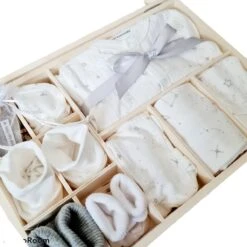 Gepersonaliseerd Kraamcadeau Unisex - Baby Geschenkset Neutraal - Herinneringsdoos Baby - Kraamcadeau - Baby Memorie Box - Babyshower Cadeau - Babycadeau - 10 In 1 Kado - Cadeau Met Naam -Pasgeborenen En Jonge Kinderen 1200x1200 1098