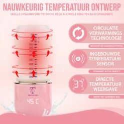 Trendosa Flessenwarmer Set - Draagbare Baby Flessenwarmer Voor Onderweg- Incl Speendoosje - Roze -Pasgeborenen En Jonge Kinderen 1200x1200 111