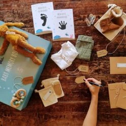 Baby Memory Box – Kraamcadeau Jongen – Baby Cadeau – Kraamcadeau Meisje – Kraampakket – Baby Geschenksets – Herinneringsdoos - Babyshower Cadeau – 45x35x10 CM -Pasgeborenen En Jonge Kinderen 1200x1200 1119